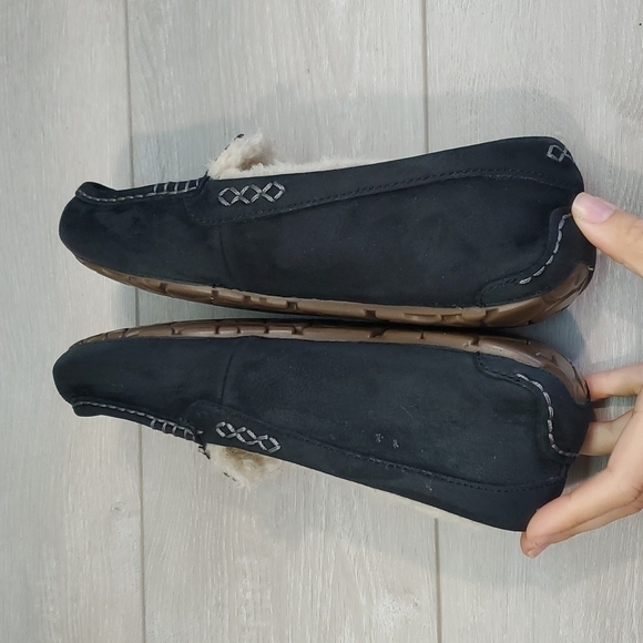 Ugg Australia Women Loafer Slip on Insulated lined moc shoes sz 7 - Picture 6 of 12
